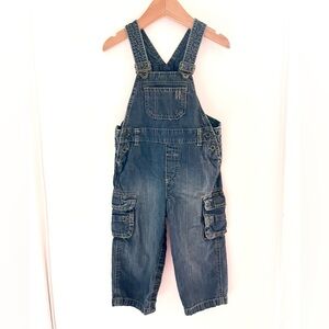 2/$20💥Cargo Denim Overalls, Velcro Leg Pockets, Bib Pocket, Adjustable Straps